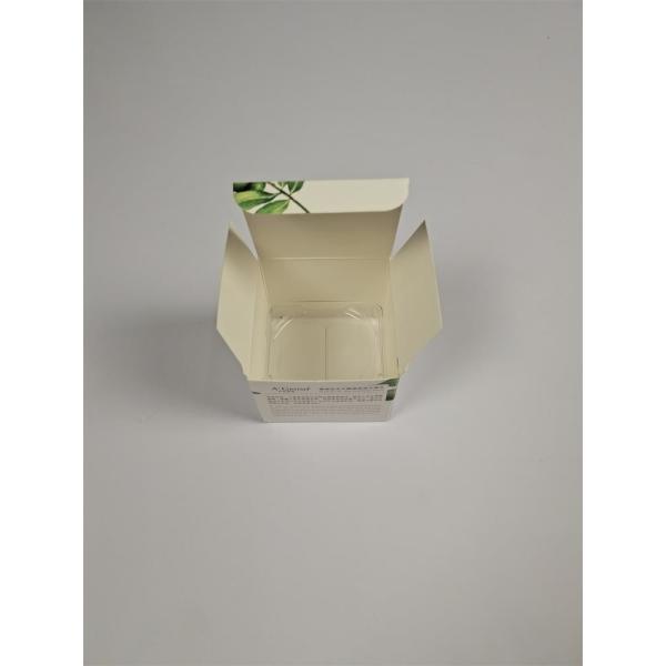 Cream Cosmetic Packaging Box with Customized Design and Glossy Finish