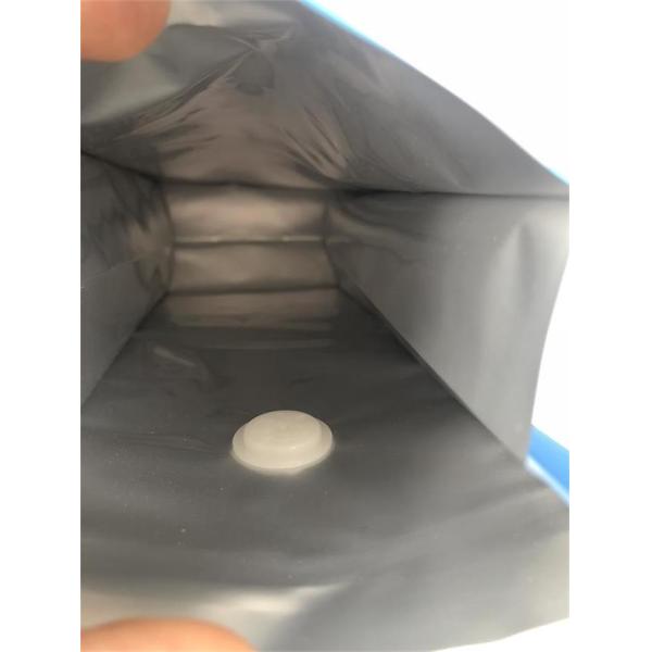 12OZ Coffee Packaging Pouch Matt Flat Bottom Printed With Tin Tie