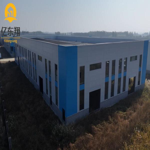 Galvanized Prefab Steel Hangar Building with Sandwich Panel Walls