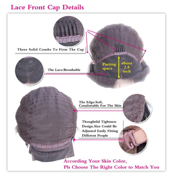 Парики шнурка глубоких человеческих волос волны 100 полные с волосами бразильянина волос младенца