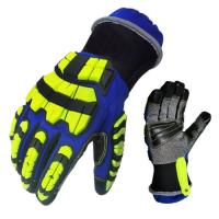 Guardia Cut Resistant Gloves del cuerpo de Gloves EN388 del guardia de la seguridad de la prueba de la raya vertical