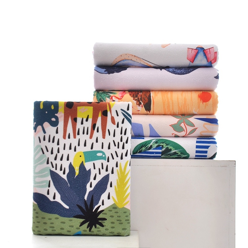 Personalized Extra Large Custom Microfiber Beach Towels 75x150cm 240gsm