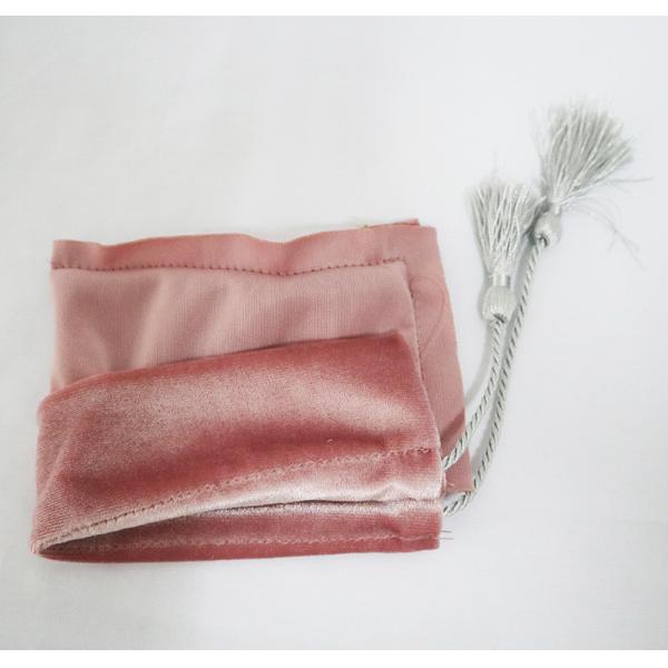 Jewelry Packing 12*15cm Velvet Tassel Drawstring Pouches