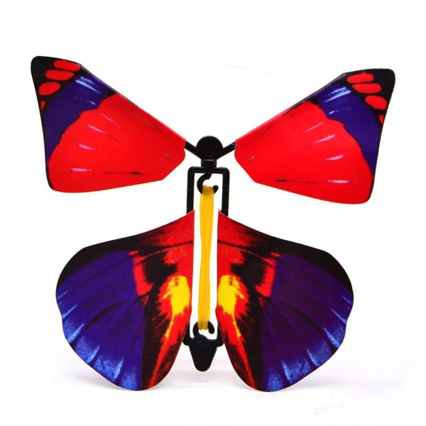 10Pcs Cartoon Birthday Card Surprise Flying Butterfly Change Freedom 4.5*3.9 Inch