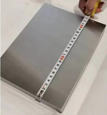 92.5WNiCu Tungsten Heavy Alloy Plate Parts For Radiation Shielding 16.5g/Cm3