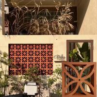 Painel de parede de tijolos de argila de terracota de design oco