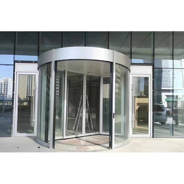 2 Wings Automatic Revolving Door With Digital Control System