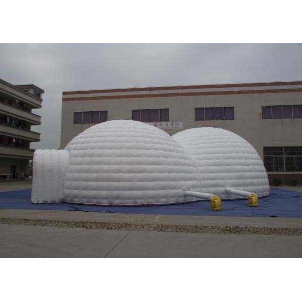 Exhibition Blow Up Tailgate Tent Fire Resistance , Outdoor Games Blow Up Igloo Tent