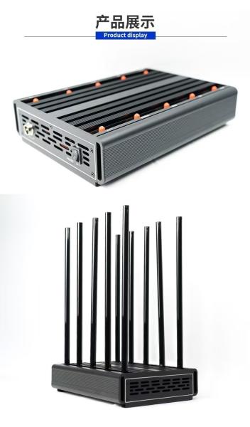 10/12/14/16 Antennas FPV Drone Signal Jammer 2g 3G 4G 5g GPS WiFi 20X20X20cm