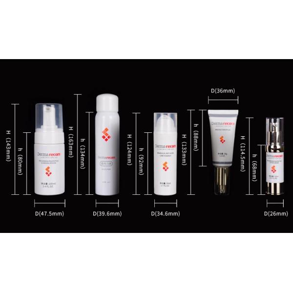 Manufacture Plastic Private Label Skin Care Bottles with 15ml 30ml 50ml 100ml Capacity