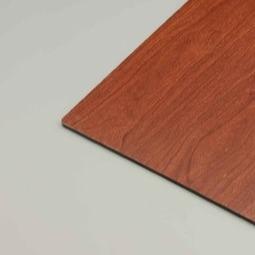 Red Nut 1220mm 1240mm Aluminium Composite Panel Wood Finish Pe Pvdf Acp Sheet Panel