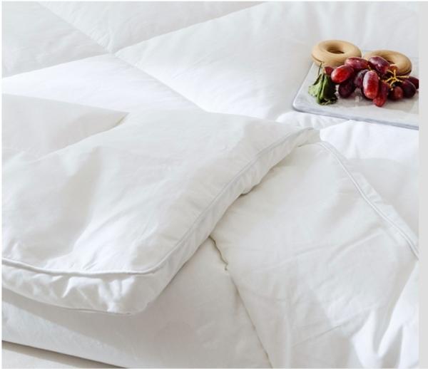 White Cotton Thick Mattress Topper Organic Waterproof Mattress Protector With Elasticized Corners