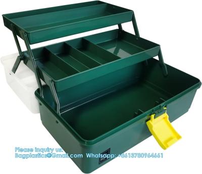 Portable Storage Box With Tray, Multipurpose Sewing Supplies Organizer, Case For Student, Art Crafts Organization