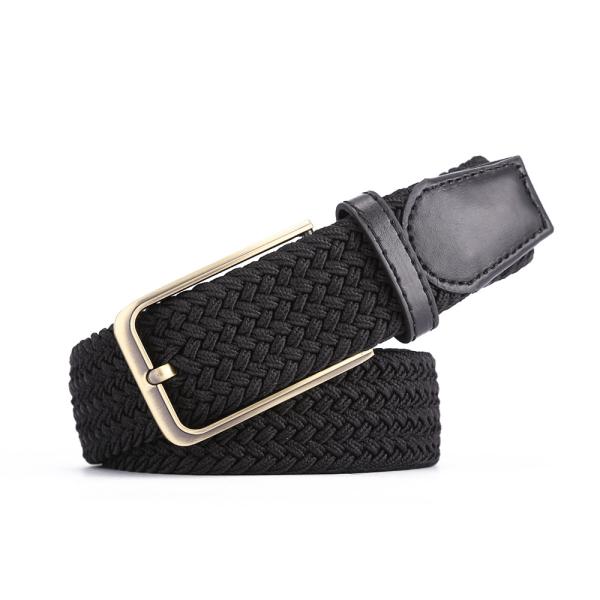 240pcs Ladies Wide Elastic Belts 3.5cm Mens Braided Belts For Jeans