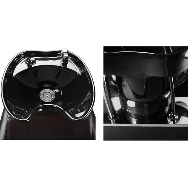 Custom Royal Backwash Shampoo Unit Solid Wood Armrest With Arm To Arm