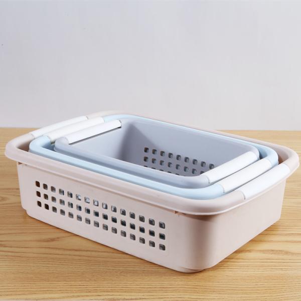 Makeup Plastic Basket Organizer for Kitchen Sundry Kindergarten