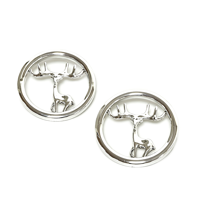 Golden Deer-Shaped Sofa Buttons Nordic Style Decorative Buttons for Headboards & Curtains