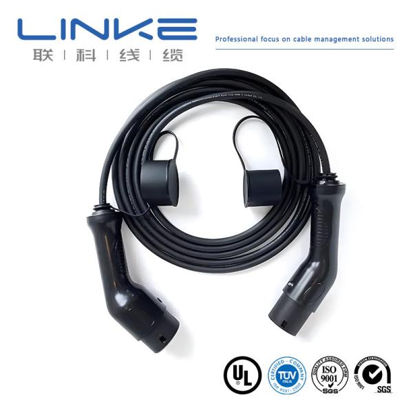 Capa de goma UL 62 32A 5p 2c*10AWG 1c*10AWG 3c*18AWG Cable de carga para vehículos eléctricos