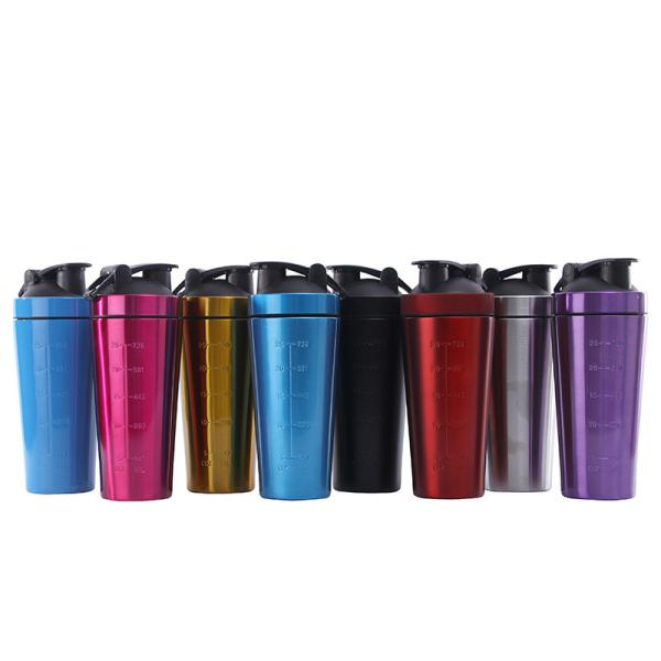 Stainless Steel Gym Sipper Bottle Protein Water Bottle Powder Shaker 1000ml
