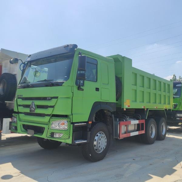 Sinotruk HOWO 371 Mining Dump Trucks Specifications for Front Axle 9tons Loading Capacity