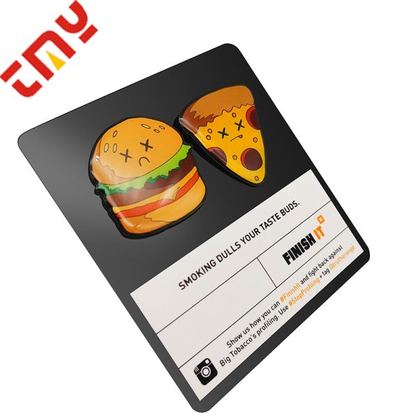 Custom Anime Metal Hard Soft Enamel Lapel Pins Badge Sets Made Personalized Logo With Backing Card Packages