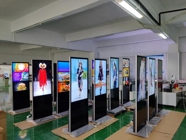 1920 X 1080 Floor Standing Digital Signage For Restaurant Hotel Shopping Mall