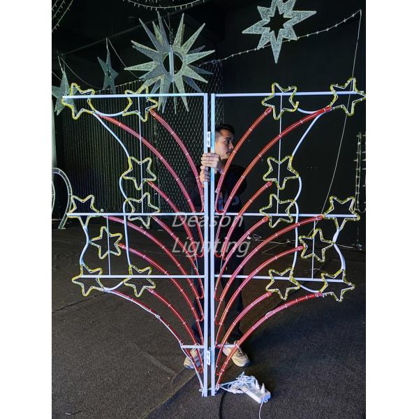 decorative street light pole led christmas lights