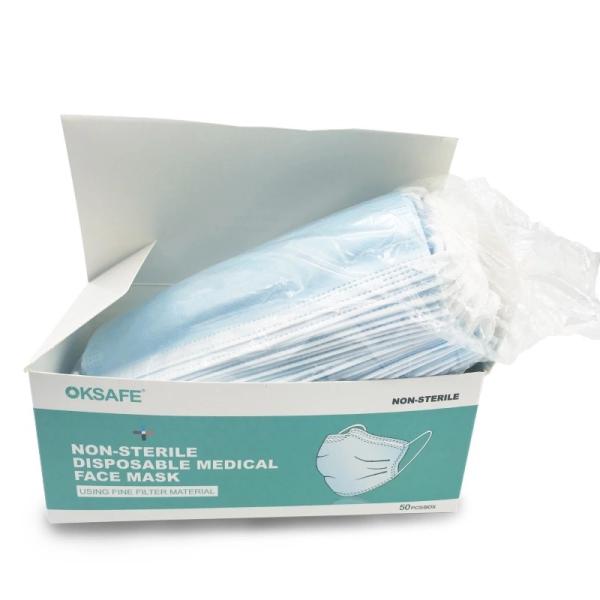 Powecom 3 Ply Personal Protection Non-Sterile Disposable medical Face Mask mouse mask CE certificated