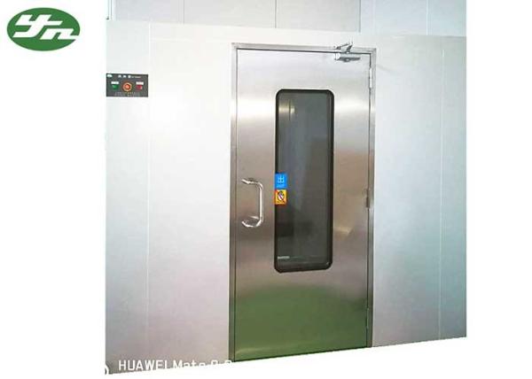 Envernizando o chuveiro de ar da sala de limpeza da placa, equipamento de limpeza do quarto desinfetado para 4-6 pessoas