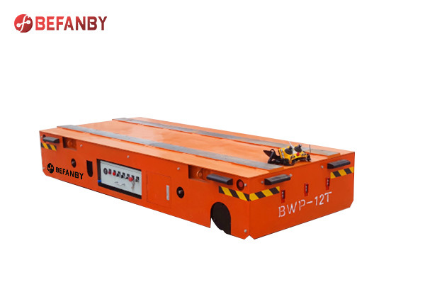Battery Operated Trackless Load Transfer Trolley Unlimited Distance 15T