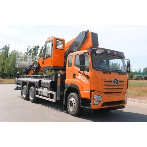60m Cherry Picker Mounted Scissor Mobile Mast Aerial Lift Work Platform Truck