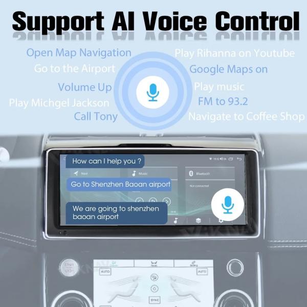 10.25-дюймовый головный блок для 2016-2019 Jaguar XE XEL F-PACE 128G Навигация GPS Мультимедийный DVD-плеер Беспроводной Carplay