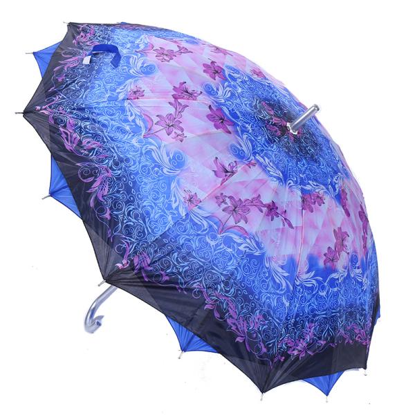 Minimalism Style 16K 23inch Double Layer Straight Umbrella for All in 1 Functionality