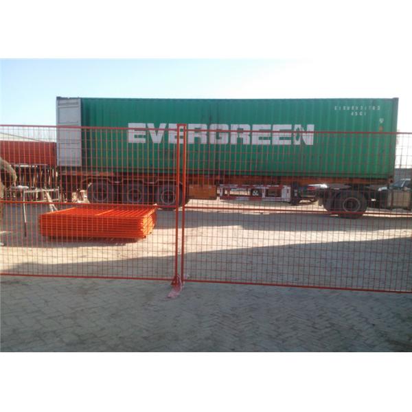 Construction Powder Coated Q195 Temporary Site Fencing 6ft Panels