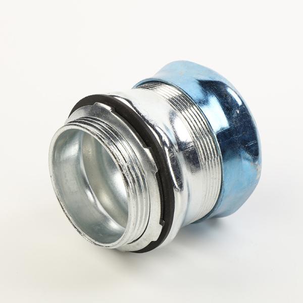 1/2 3 Raintight EMT Compression Connector Green Cap Insulated Ring
