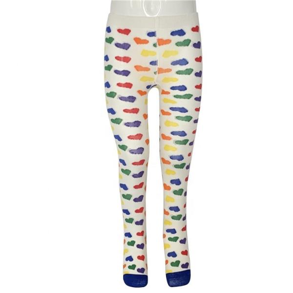 Top Selling Girls Spring Printed Baby Tights Beauty Tights with Needle Detection