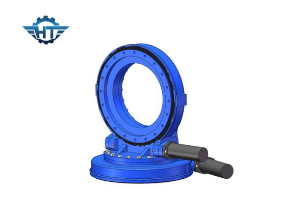 IP66 High Prevention Worm Gear Dual Axis Slew Drive With Envelop Worm For Solar Energy