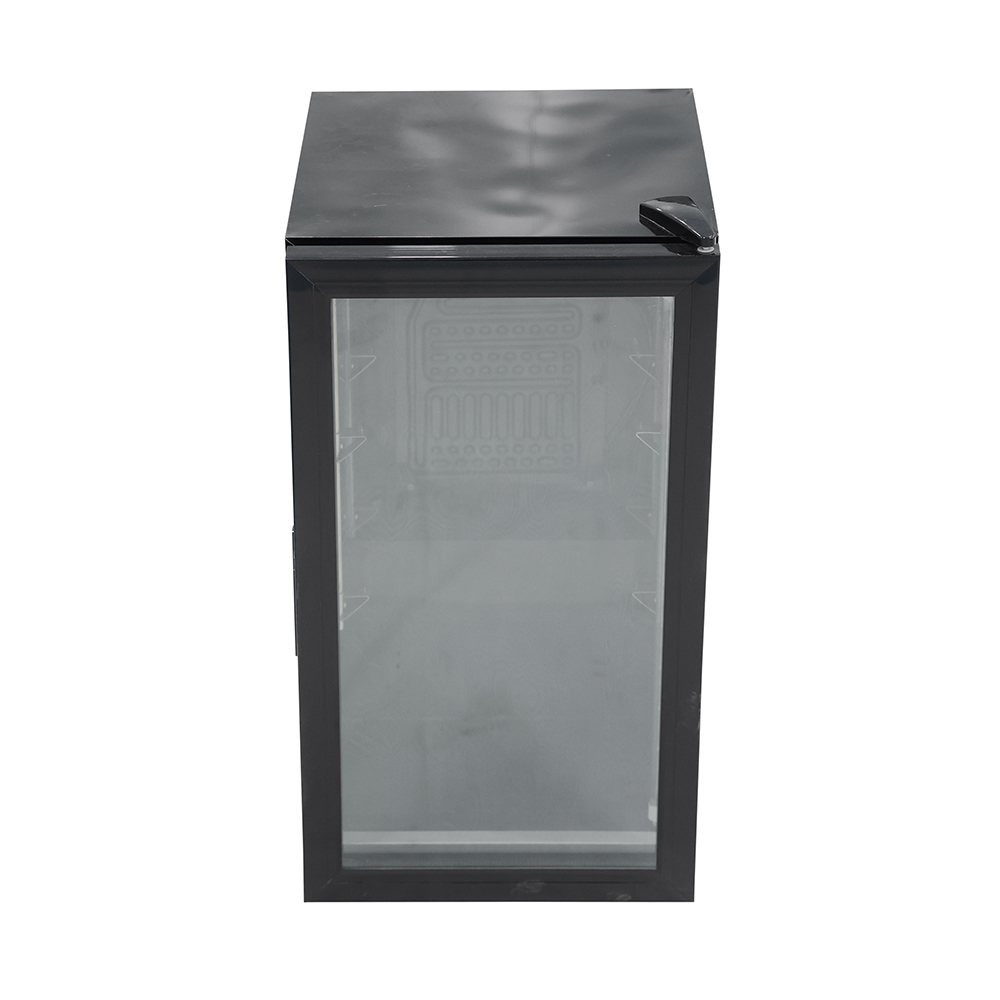 R290a Glass Door Refrigerator 220V - 240V 90L Standing Display Fridge
