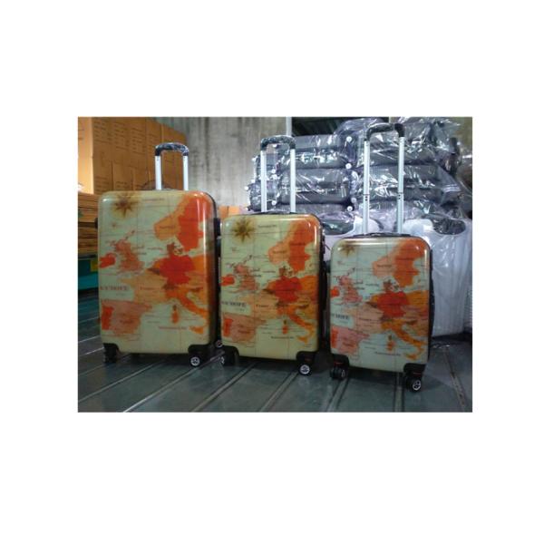 Rolling ABS PC Luggage Bag Carry On Lightweight Trolley Suitcase For International Travel