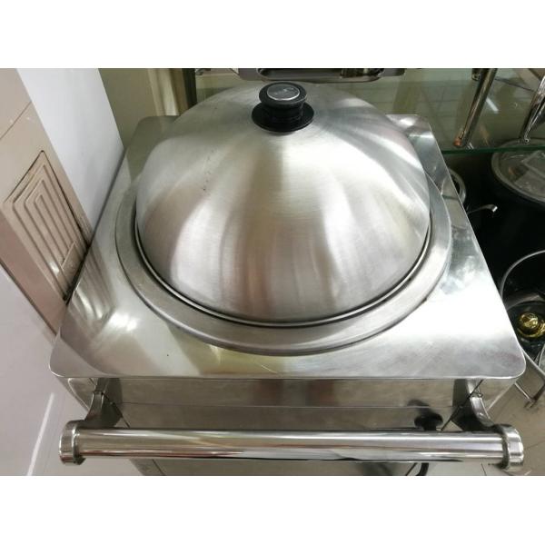 Крышка нержавеющей стали крышки купола серебра Φ36КМ круглая для тележки грелки плиты