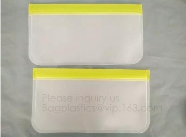 Oem reusable eco friendly peva plastic Zip lockk sandwich snack food storage bag,silicone Zip lockk reusable sandwich storag