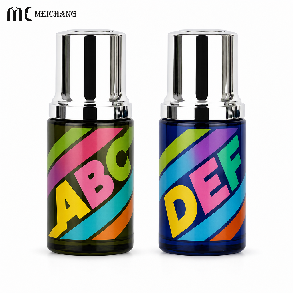 30ml Twist-Up Glass Dropper Bottle for Serum , Lotion & Light Cream(MC-623)