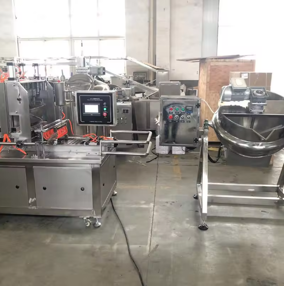 Semi-Automatic Manual Soft and Hard Candy Gummy Candy Production Line with Fructose