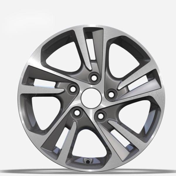 Silver Replica Car Rims 15x6.0 Inch Hyundai SANTA FE Alloy Wheels 67.1 5x114.3