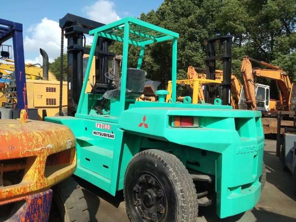 Used MITSUBISHI FD100 Forklift - 10T Certified Capacity | Low Hours | Ready To Work