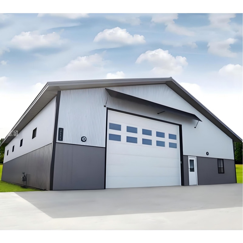 Large Span Prefab Steel Structure Building with 120 km/h Wind Resistance, Magnitude 8 Seismic Resistance, and Fast Bolt Assembly for Industrial Use