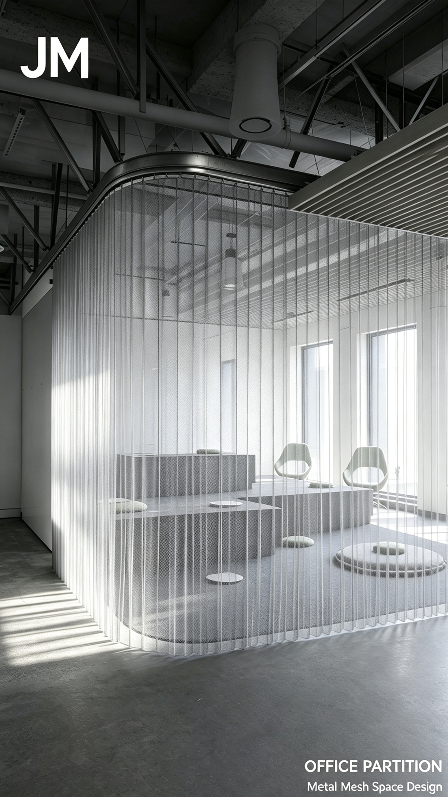 304 Stainless Steel Fire Resistant Metal Mesh Curtains with Customizable Aperture for Architectural Design