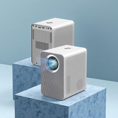 F1 White Netflix Licensed Projector Mini 1080P Auto Focus Projector