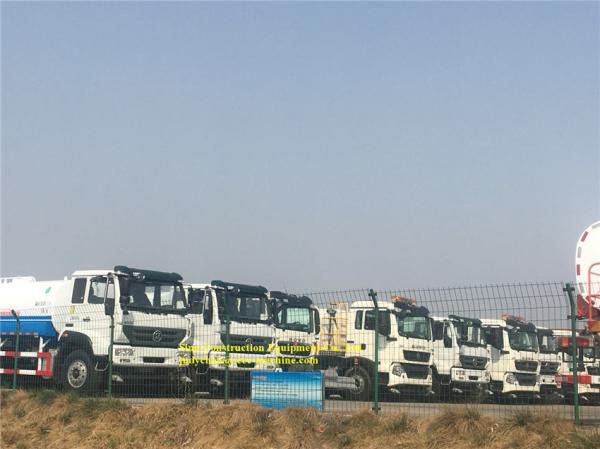 Caminhão de tanque líquido 33m3 do sistema de extinção de incêndios da água do caminhão de petroleiro 33000L do aço carbono 371hp
