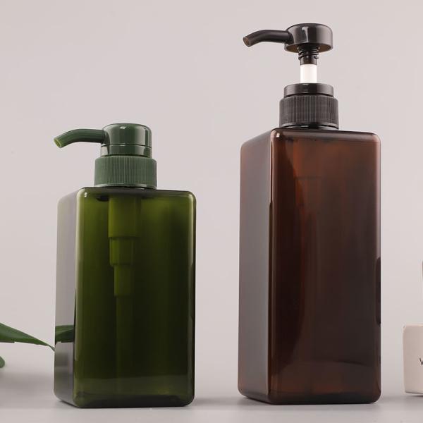 500ml Customized Plastic Pump Bottles for Dispensing Lotions Shampoos